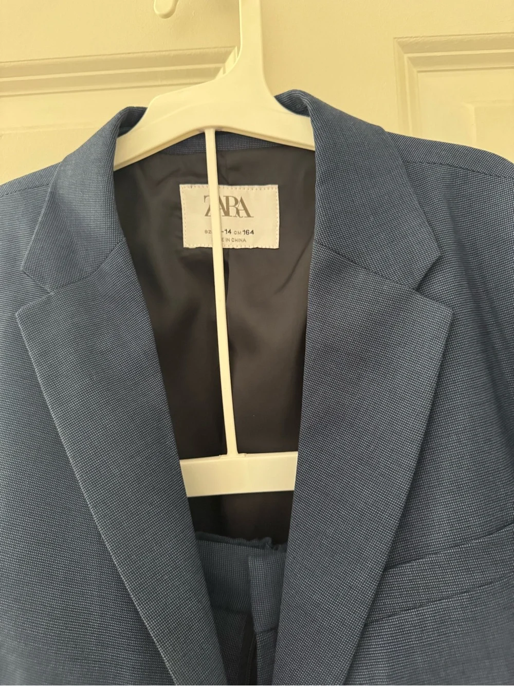 Zara Boys Blue suit Single-Breasted Blazer and pants